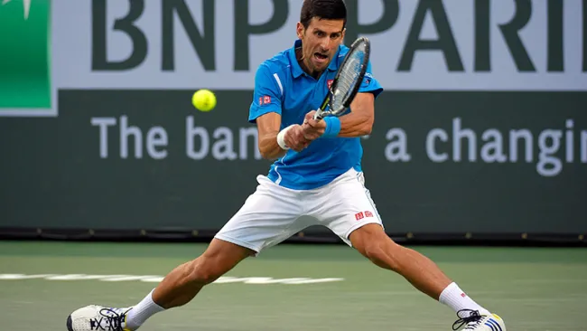 Djokovic, en el partido contra Fratángelo
