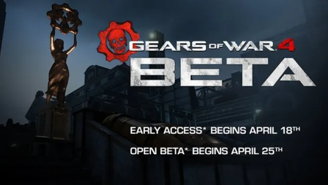 El acceso a la Beta de Gears 4 comienza el 18 de abril y finaliza el 1 de mayo