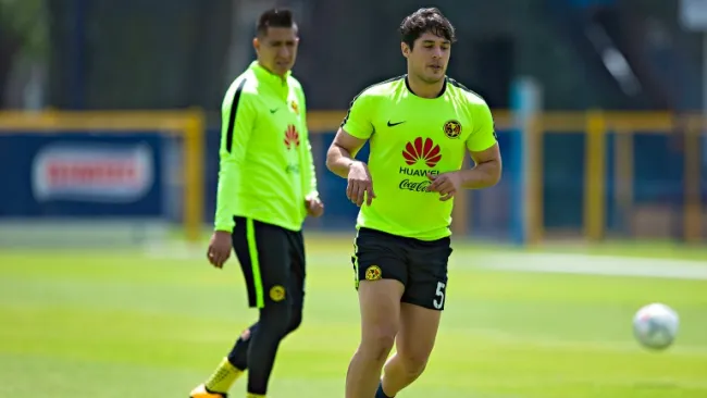 Güemez, en su regreso a los entrenamientos con América
