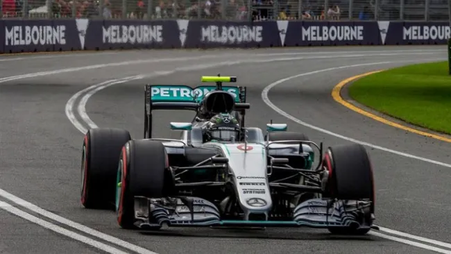 Nico Rosberg durante el GP de Australia