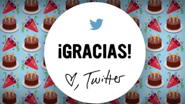 Twitter festejó su aniversario