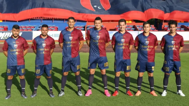 Jugadores de Atlante durante la foto oficial