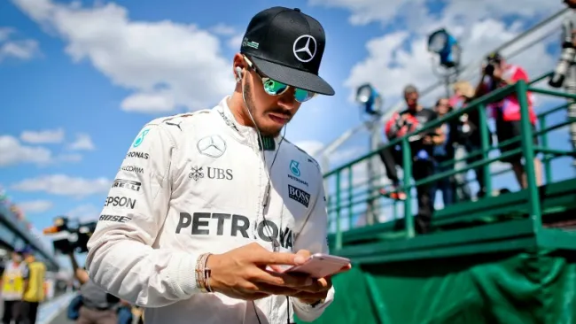 Lewis Hamilton en el Gran Premio de Australia 