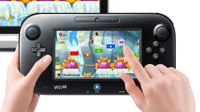 Así luce el control del Wii U con el juego de Mario Bros. U