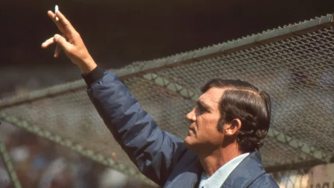 Raúl Cárdenas cuando dirigía a la Selección Mexicana