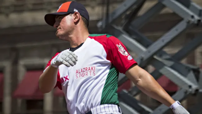 Cantú luego de conectar un cuadrangular en el HR Derby