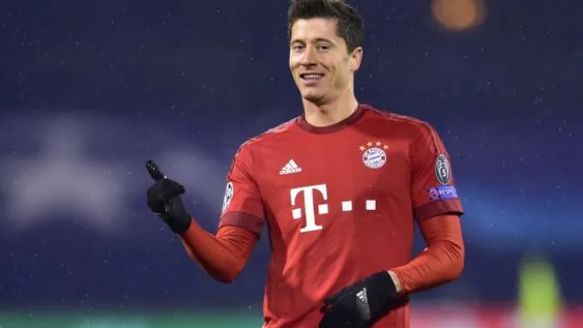 Lewandowski, durante un partido del Bayern Munich