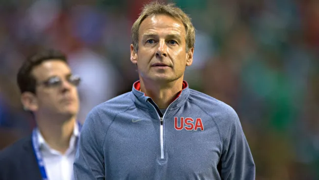Jürgen Klinsmann durante juego de Estados Unidos 