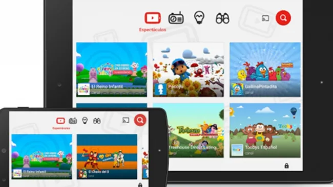 Así luce el contenido de Youtube Kids en México