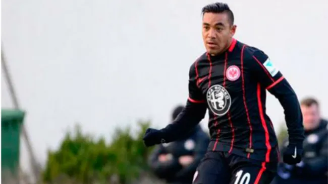 Marco Fabián con el Eintracht Frankfurt