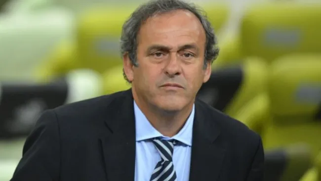 Platini, durante un congreso de la UEFA