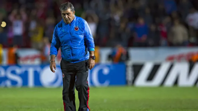 Carlos Reinoso durante un partido de Veracruz