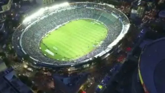 Vista Aérea del Estadio Azul en el partido frente a Necaxa 