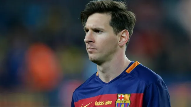 Messi, durante un encuentro del Barcelona 