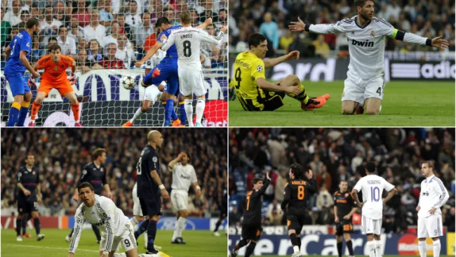 Ocasiones en las que el Madrid ha sido eliminado en casa