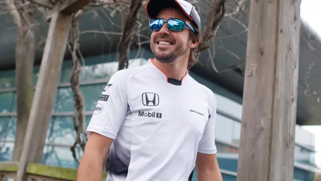 Fernando Alonso, en un evento previo al GP de China