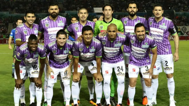Jugadores de Chiapas antes de un partido