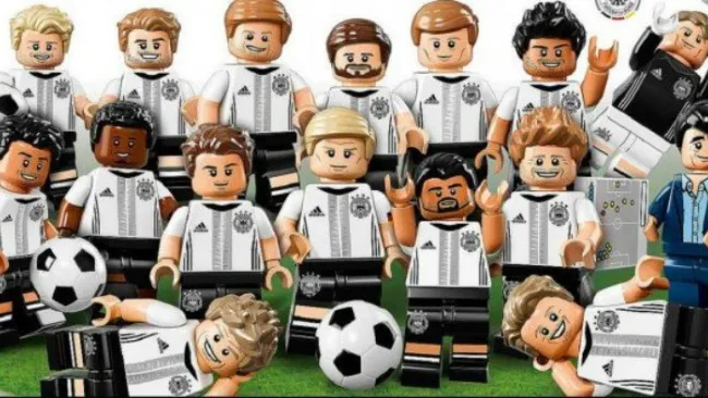 Los muñecos de Lego de la selección alemana