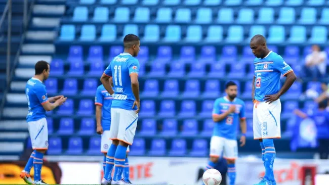 Jugadores celestes con poca afición en el Azul