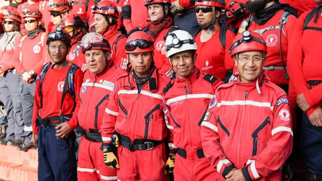 Topos durante un evento