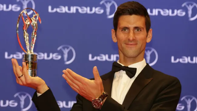 Novak Djokovic presume su premio Laureus
