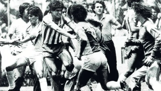 Bronca Estadio Azteca en 1983