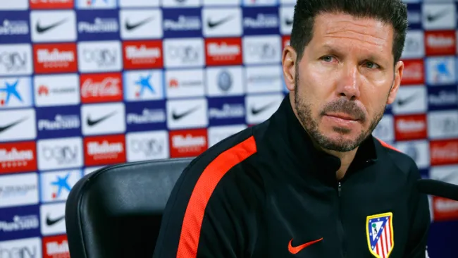 Simeone habla en conferencia de prensa