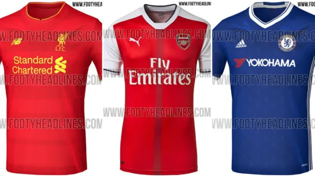 Así lucirían las equipaciones de los tres equipos