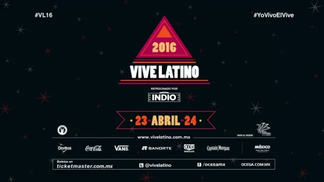 Logotipo oficial del Vive Latino 2016