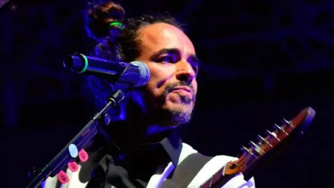 Rubén Albarrán durante el Vive Latino