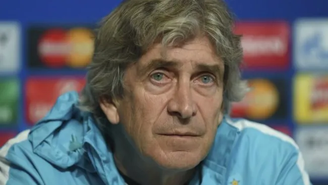 Manuel Pellegrini en conferencia de prensa de Champions League