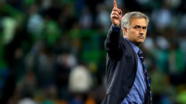 Mourinho, durante un partido en la Premier League