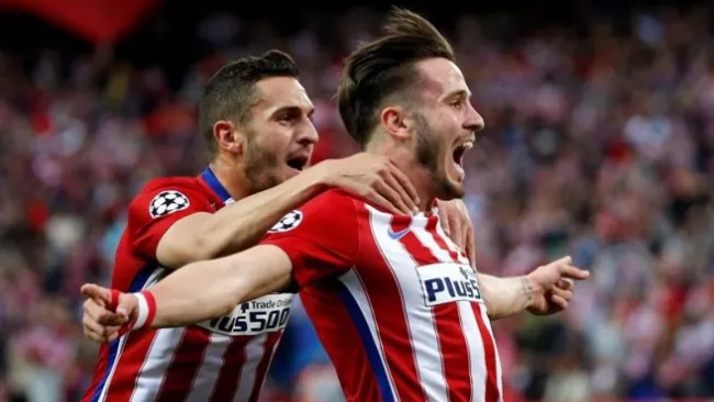 Ñíguez celebra su gol contra Bayern