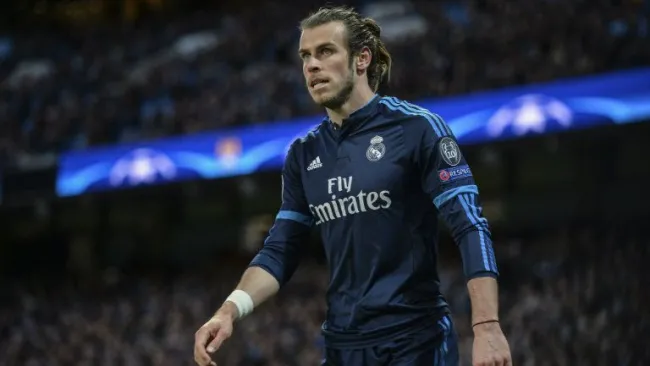 Gareth Bale durante un partido con Real Madrid