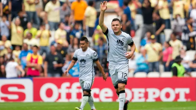 Pablo Aguilar festeja su gol contra Rayados