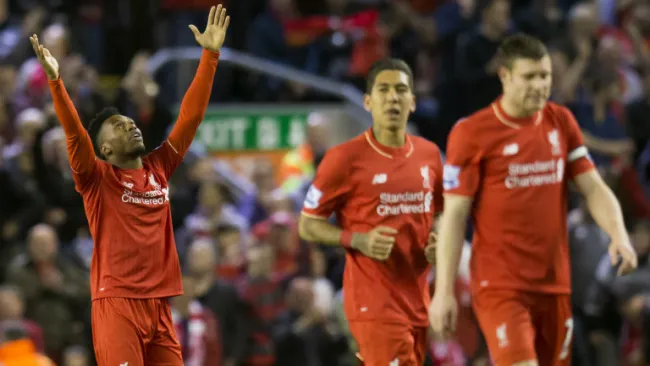 Sturridge celebra una anotación 