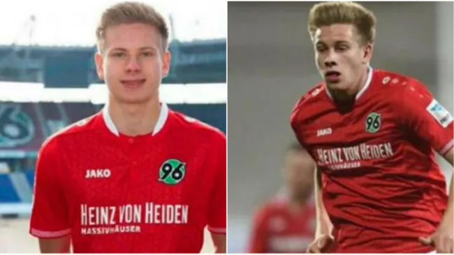 Feierabend, en acción con el Hannover 96