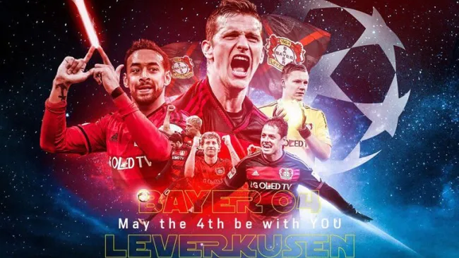 Bayer Leverkusen muestra a sus estrellas al estilo Star Wars