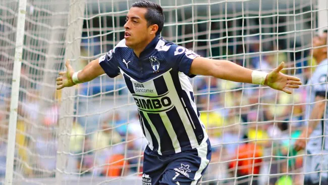 Funes Mori celebra su gol contra América