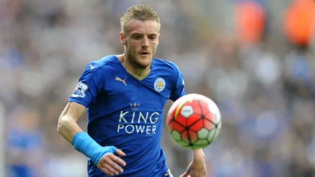 Jamie Vardy, delantero del Leicester City