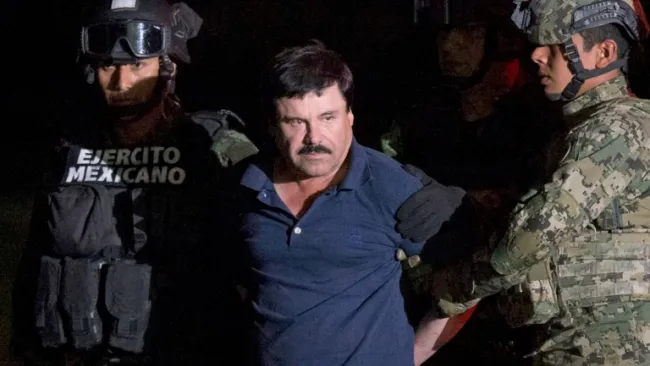 Momento de la detención del Chapo Guzmán