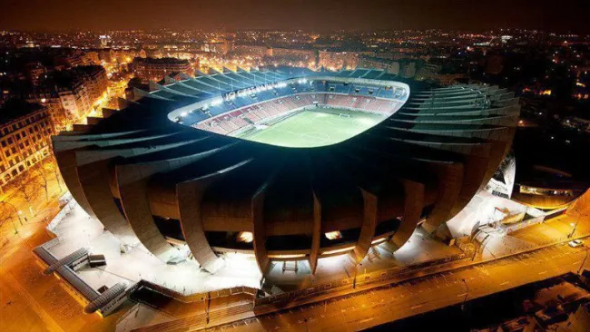 Toma aérea del Parque de los Príncipes