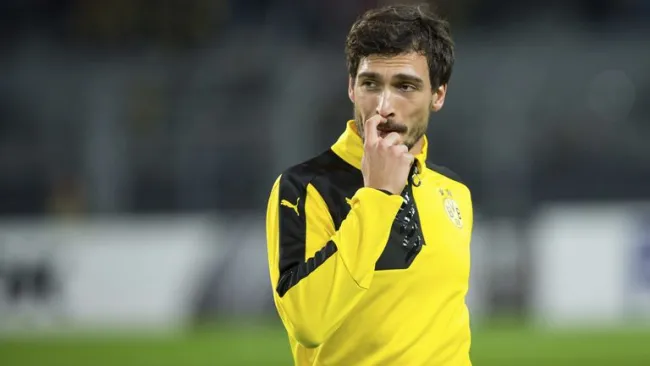 Mats Hummels, durante una práctica con el Borussia Dortmund