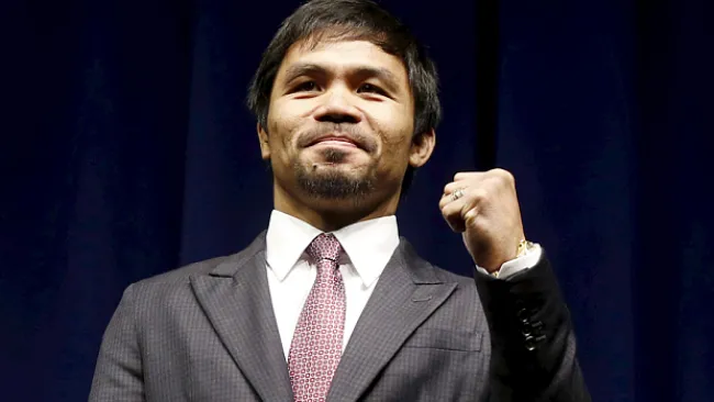 Pacquiao, durante su campaña