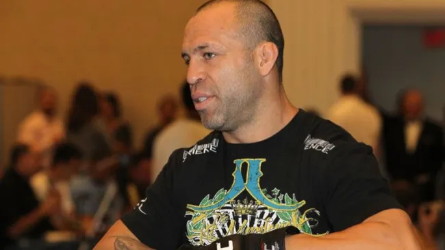 Wanderlei Silva, durante un evento de la UFC