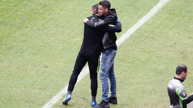 Diego Reyes y González en el Estadio Azteca