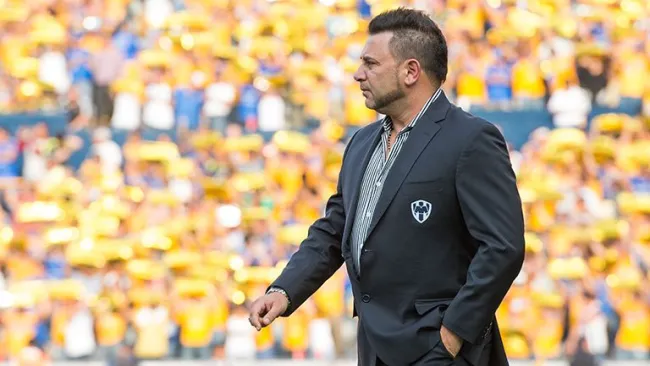 Antonio Mohamed, durante el partido de Liguilla contra Tigres
