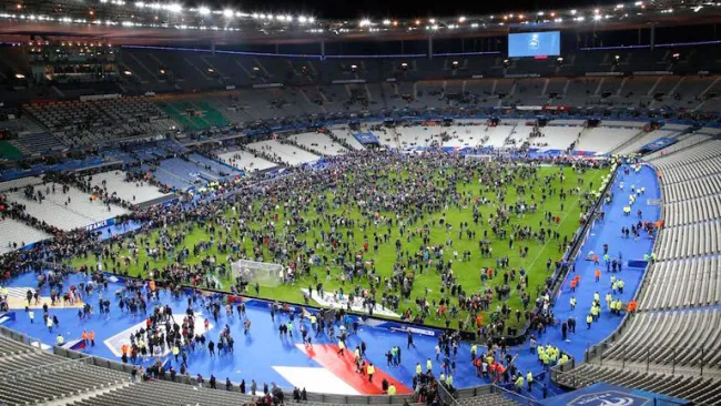 Stade de France, durante los pasados ataques terroristas