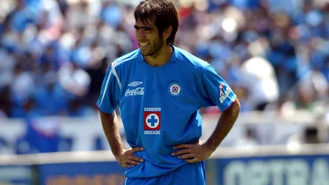 Chelito, en un partido con Cruz Azul del Apertura 2007