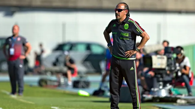 Potro Gutiérrez durante un partido con la Sub 23